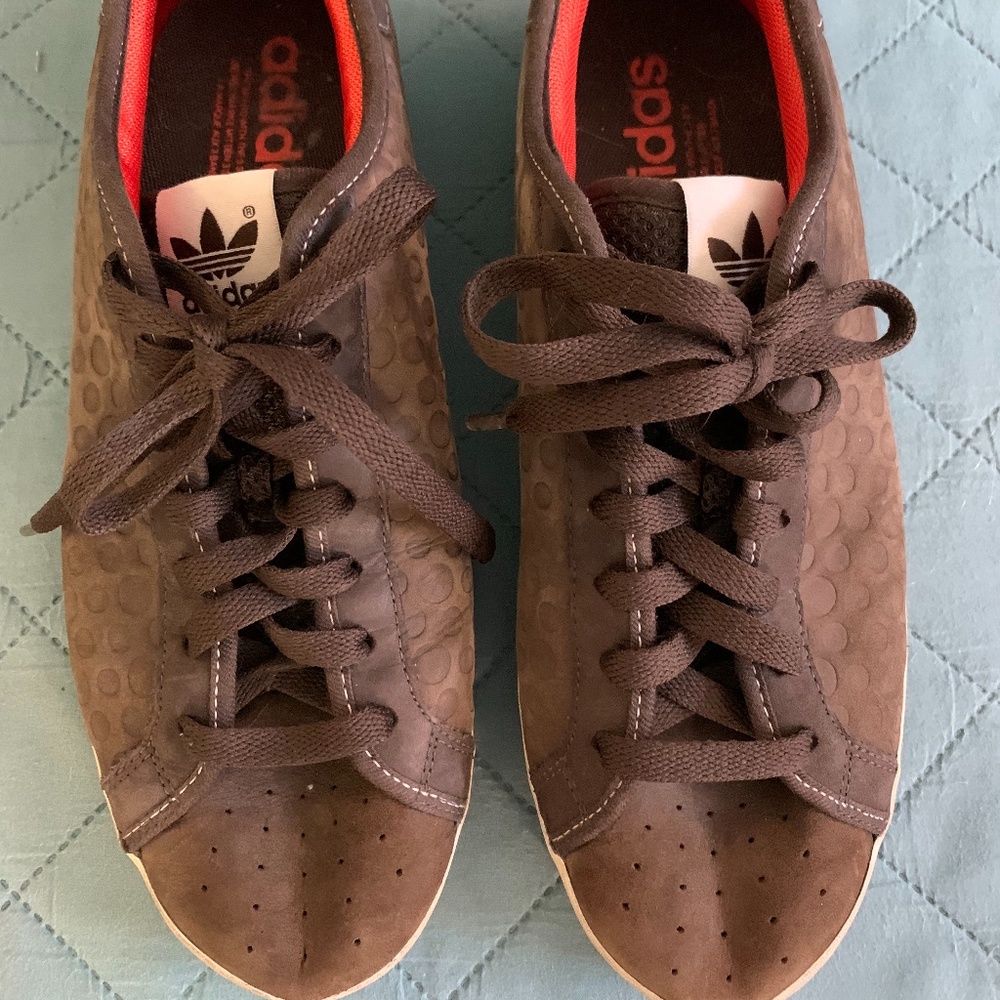 Woman’s Adidas Brown/Orange Shoes Size 8.5 - Picture 4 of 6